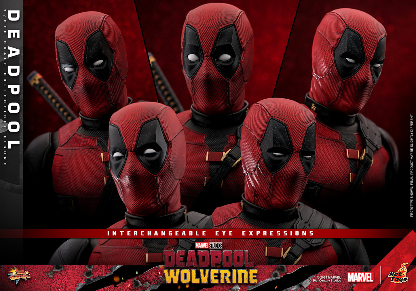 Hot Toys 1:6 - Deadpool v Wolverine - Deadpool - MMS746 - Marvel