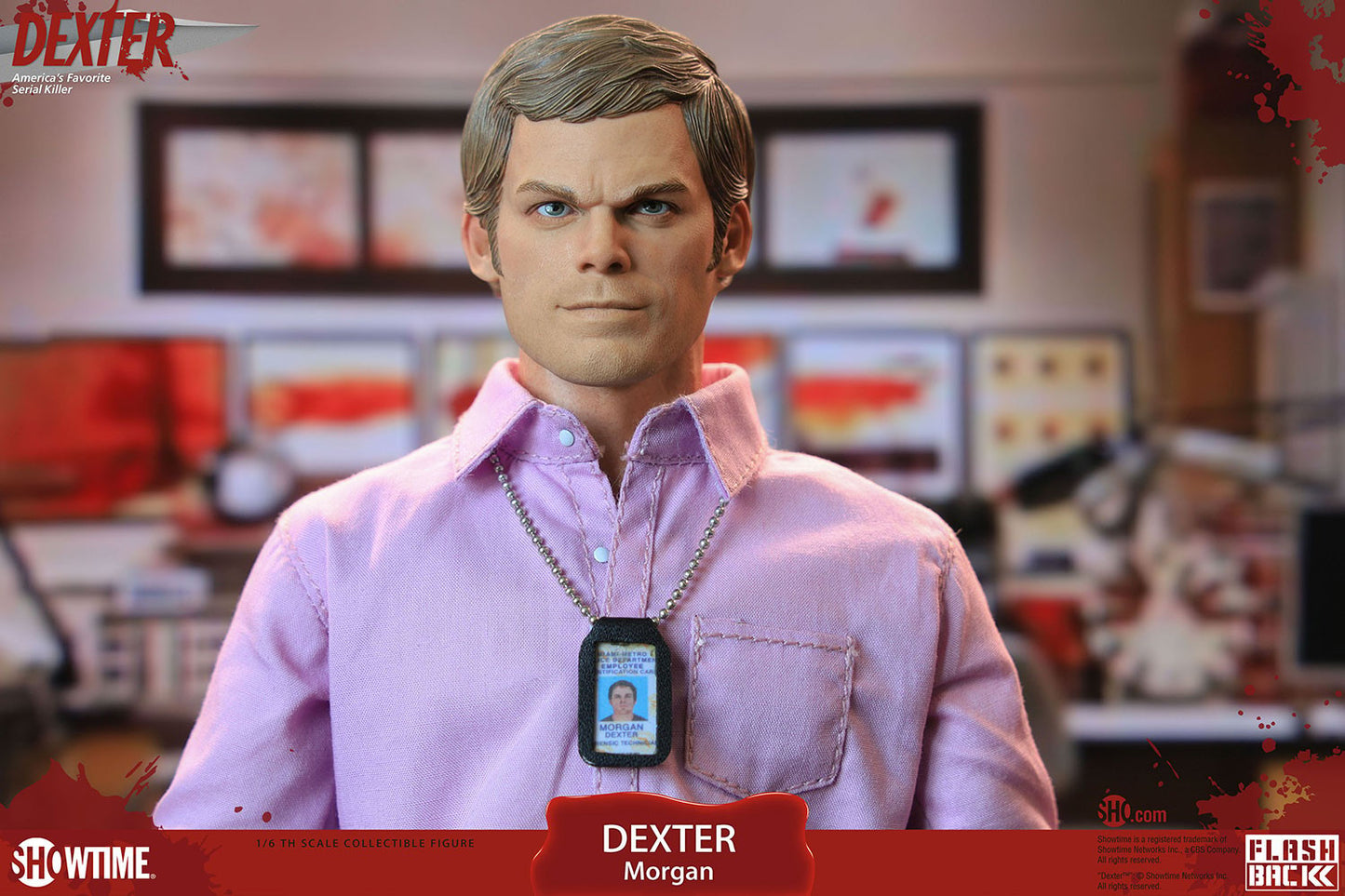 Dexter - The Bay Harbour Butcher - Miami Metro - Flashback Figures - Showtime - 1:6 Scale Action Figure Collectible Set