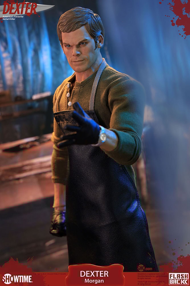 Dexter - The Bay Harbour Butcher - Miami Metro - Flashback Figures - Showtime - 1:6 Scale Action Figure Collectible Set