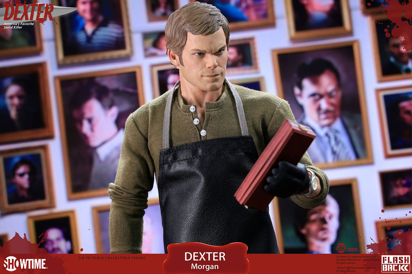 Dexter - The Bay Harbour Butcher - Miami Metro - Flashback Figures - Showtime - 1:6 Scale Action Figure Collectible Set