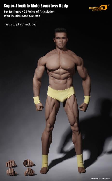 1/6 Phicen TBLeague M34 Male Action Figure Muscle Body