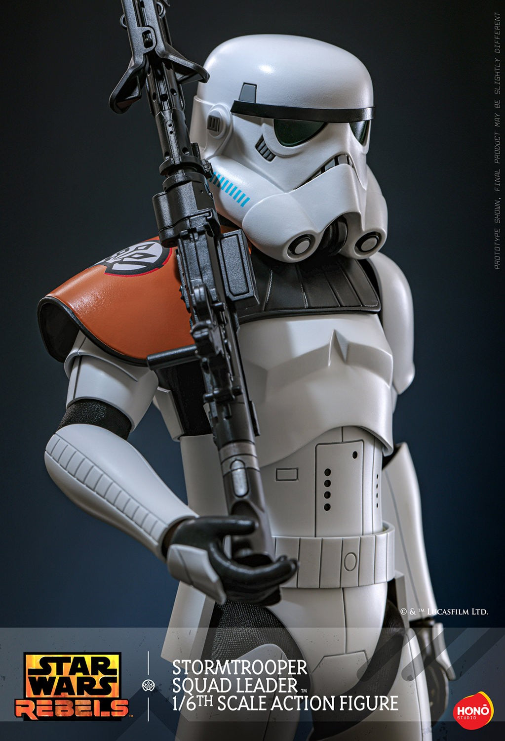 HONŌ STUDIO HS09 Stormtrooper Squad Leader Star Wars Rebels 1/6 Scale Action Figure – Factory-Sealed Shipper Included