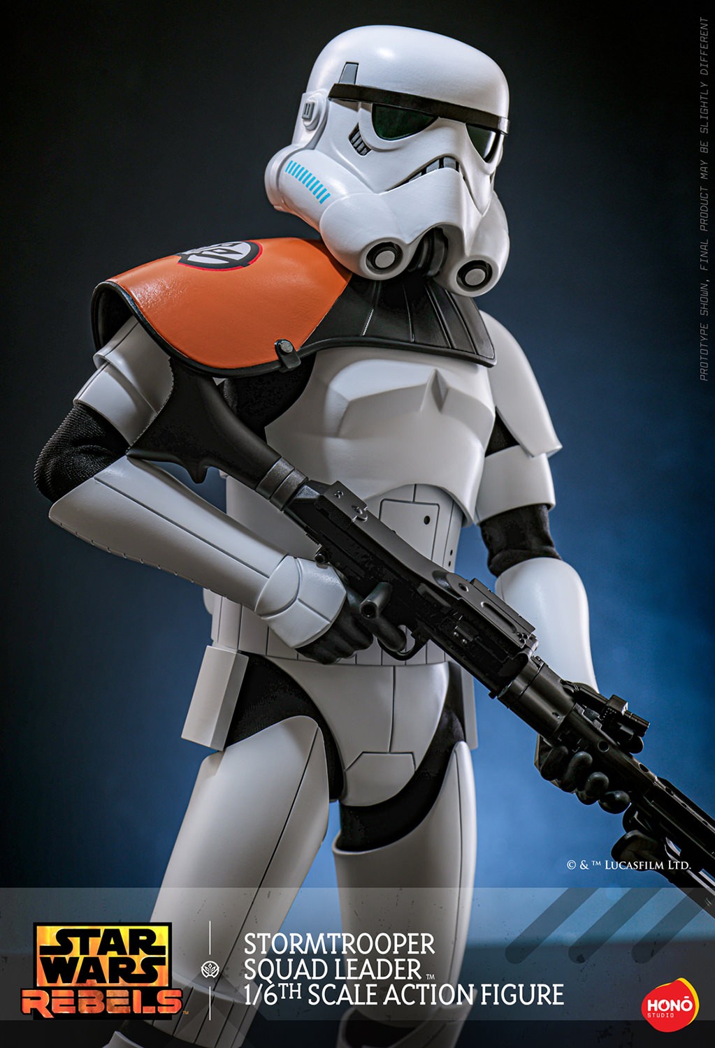HONŌ STUDIO HS09 Stormtrooper Squad Leader Star Wars Rebels 1/6 Scale Action Figure – Factory-Sealed Shipper Included