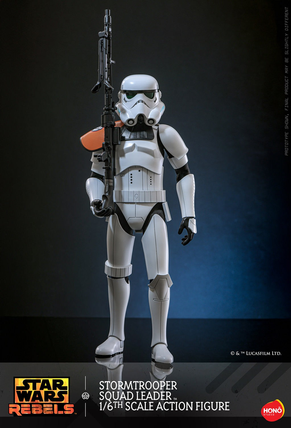 HONŌ STUDIO HS09 Stormtrooper Squad Leader Star Wars Rebels 1/6 Scale Action Figure – Factory-Sealed Shipper Included