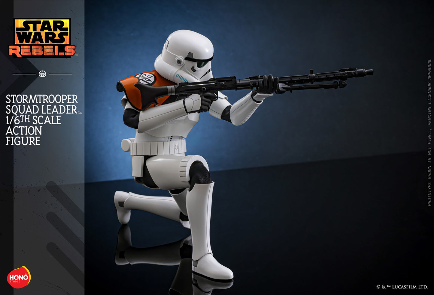 HONŌ STUDIO HS09 Stormtrooper Squad Leader Star Wars Rebels 1/6 Scale Action Figure – Factory-Sealed Shipper Included