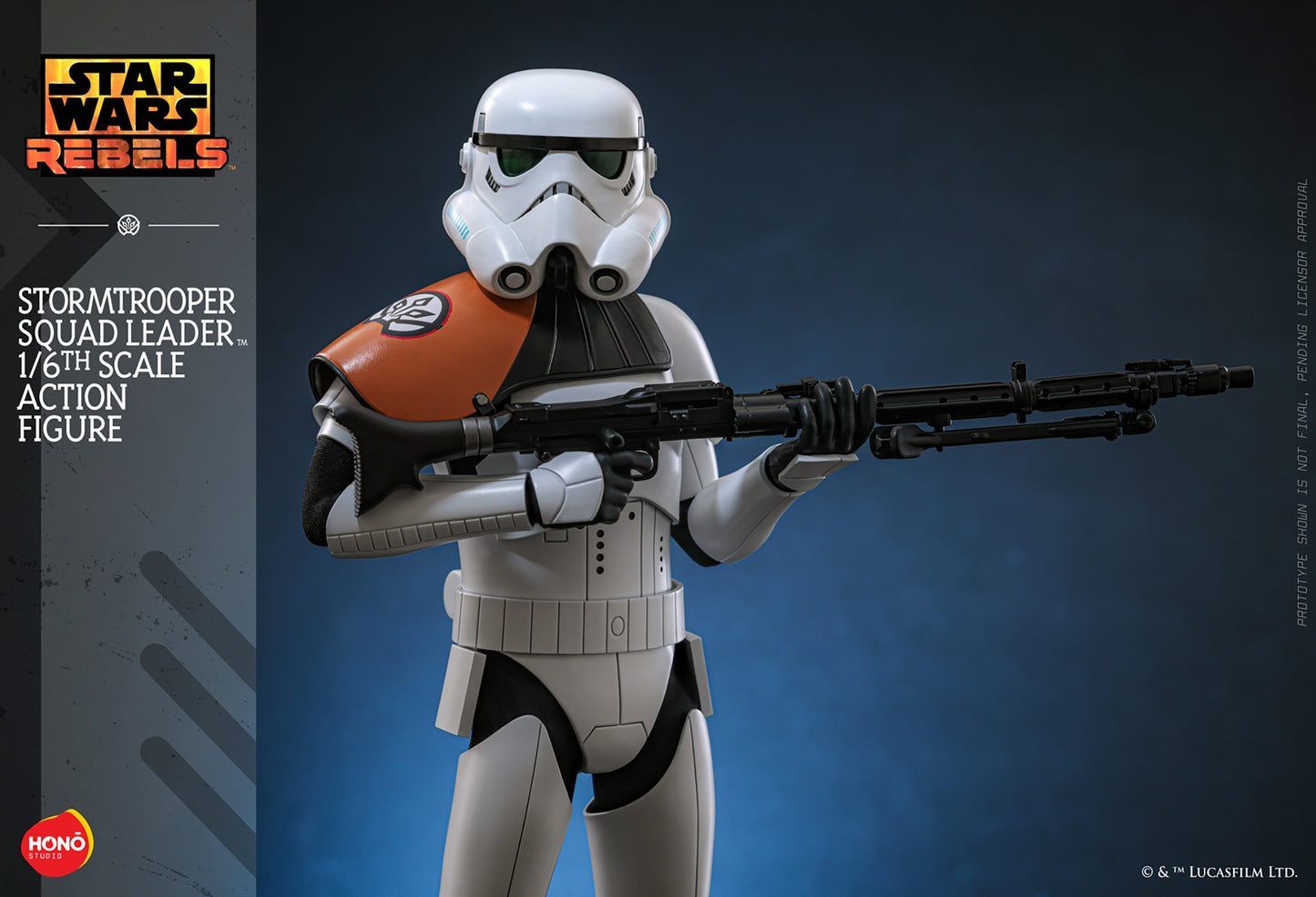 HONŌ STUDIO HS09 Stormtrooper Squad Leader Star Wars Rebels 1/6 Scale Action Figure – Factory-Sealed Shipper Included