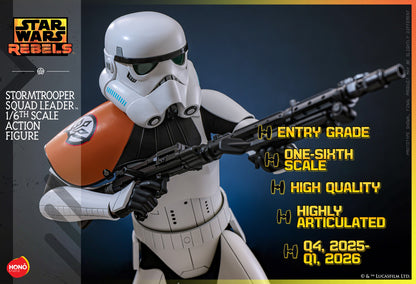 HONŌ STUDIO HS09 Stormtrooper Squad Leader Star Wars Rebels 1/6 Scale Action Figure – Factory-Sealed Shipper Included