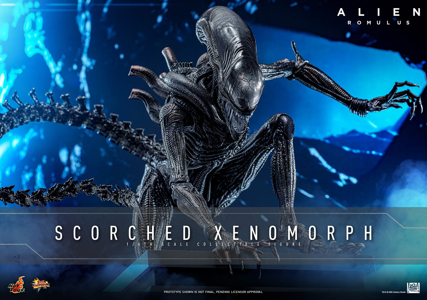 Hot Toys Scorched Xenomorph Alien Romulus 1/6 Scale Figure MMS784