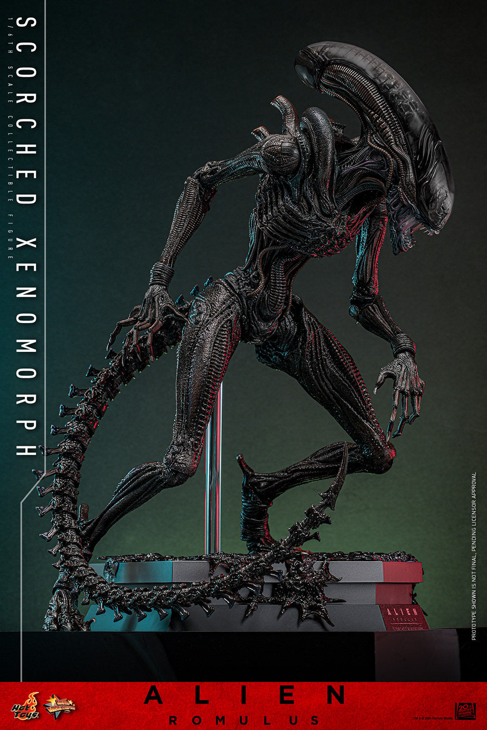 Hot Toys Scorched Xenomorph Alien Romulus 1/6 Scale Figure MMS784