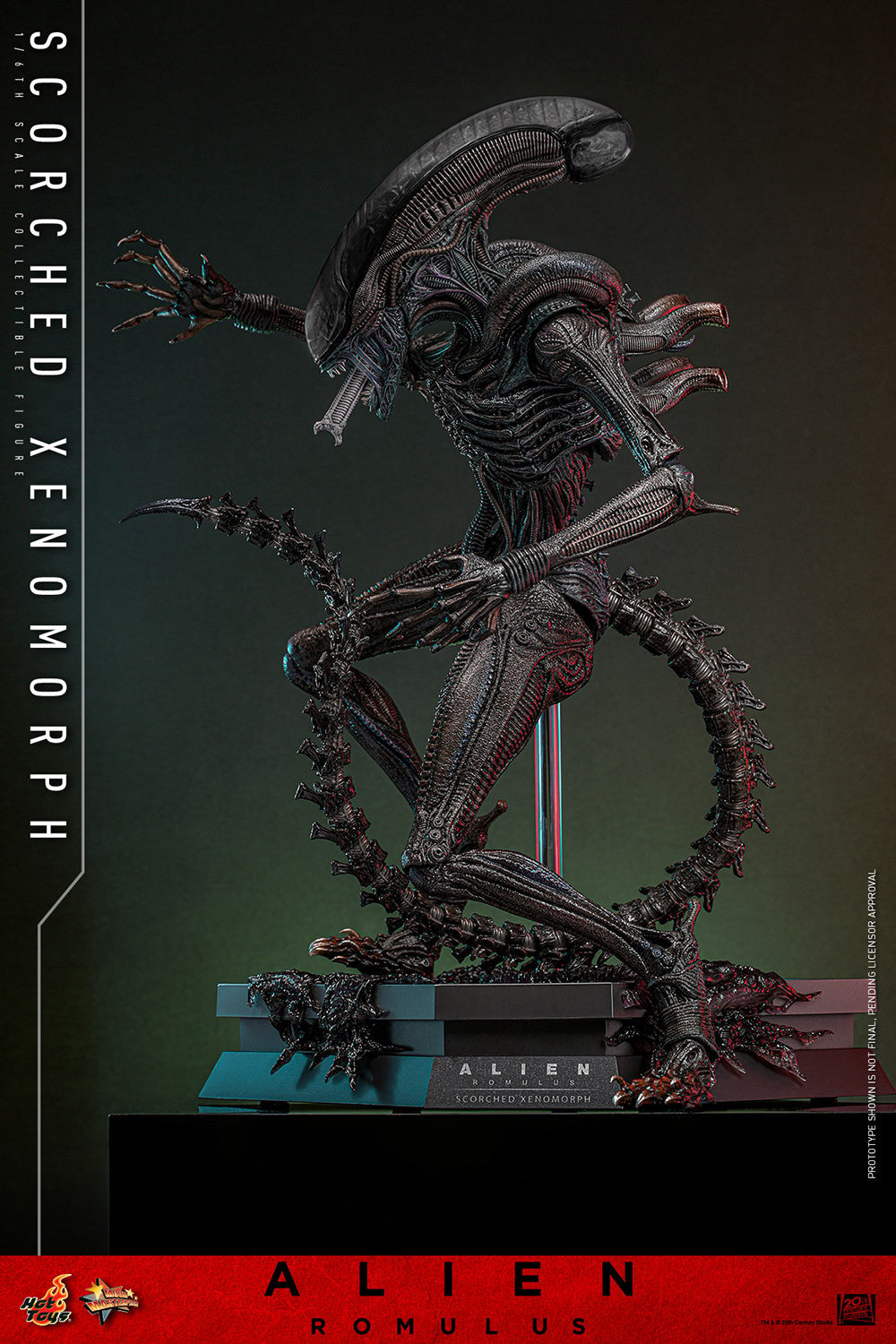 Hot Toys Scorched Xenomorph Alien Romulus 1/6 Scale Figure MMS784
