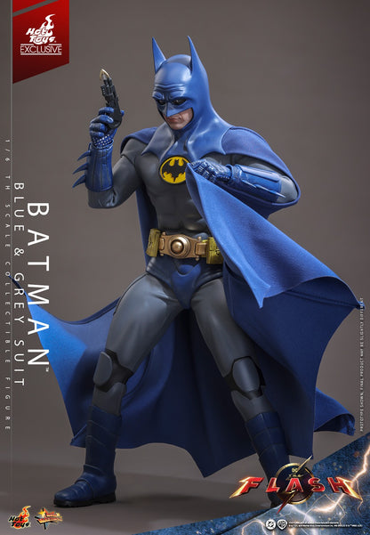 Hot Toys - Batman Blue & Grey Suit Exclusive - MMS834 - 1:6 Scale DC Limited Edition Action Figure