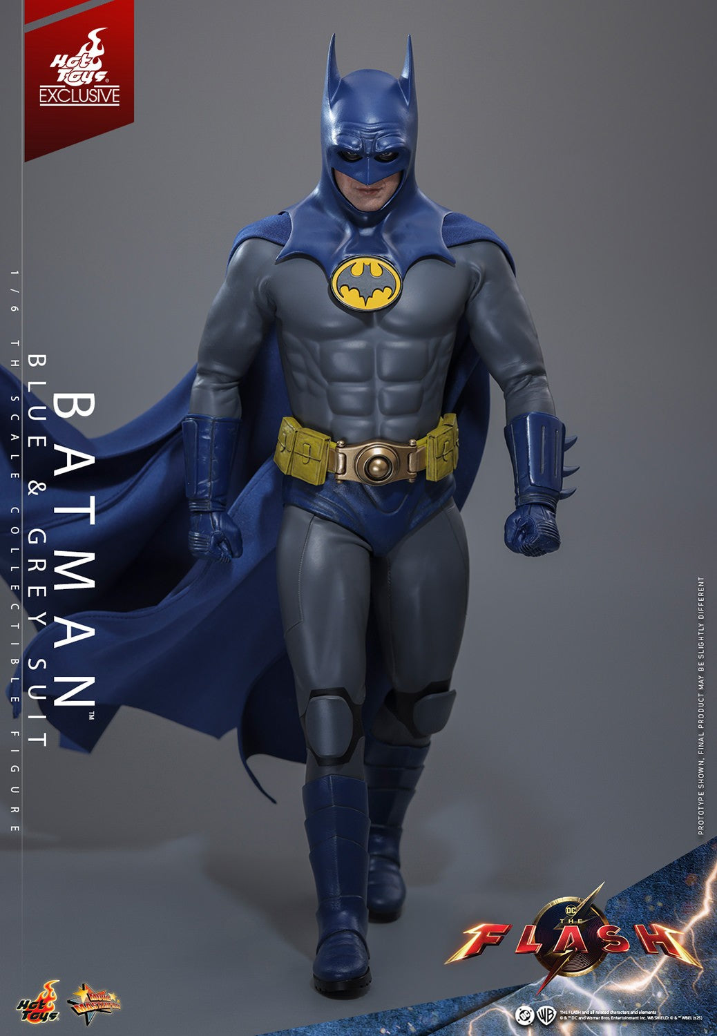 Hot Toys - Batman Blue & Grey Suit Exclusive - MMS834 - 1:6 Scale DC Limited Edition Action Figure