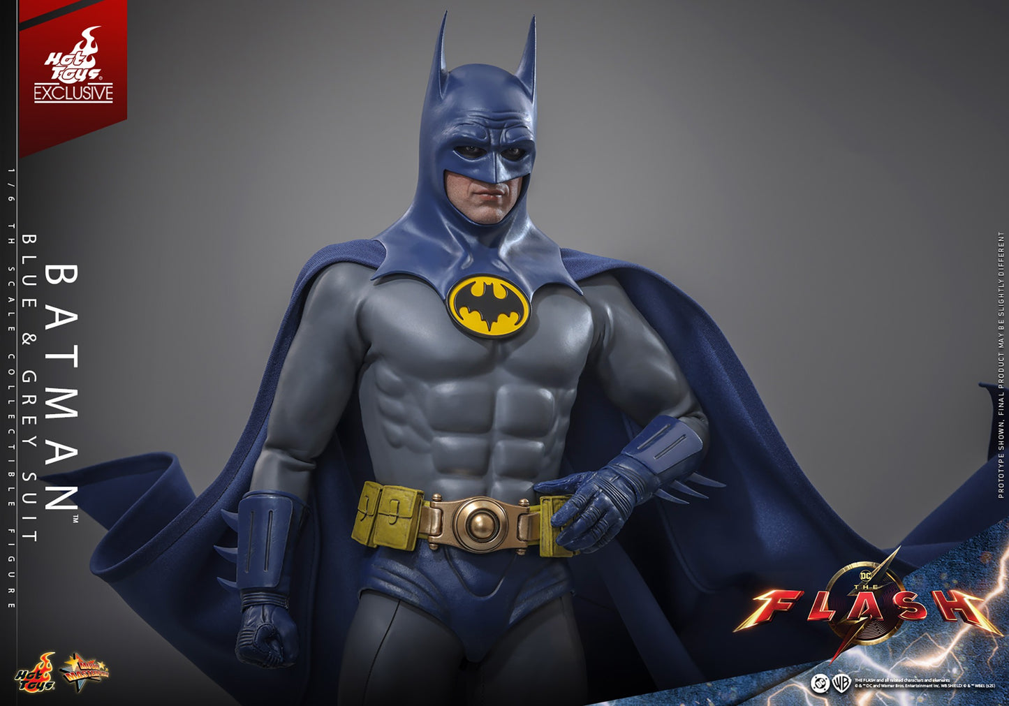 Hot Toys - Batman Blue & Grey Suit Exclusive - MMS834 - 1:6 Scale DC Limited Edition Action Figure