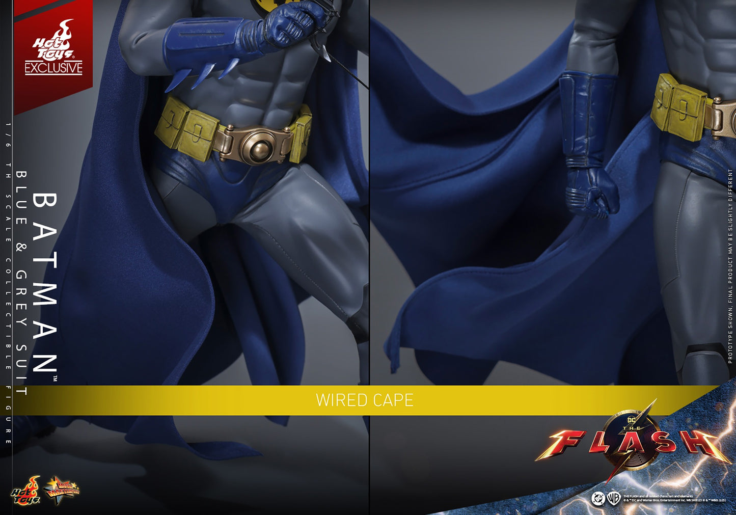 Hot Toys - Batman Blue & Grey Suit Exclusive - MMS834 - 1:6 Scale DC Limited Edition Action Figure
