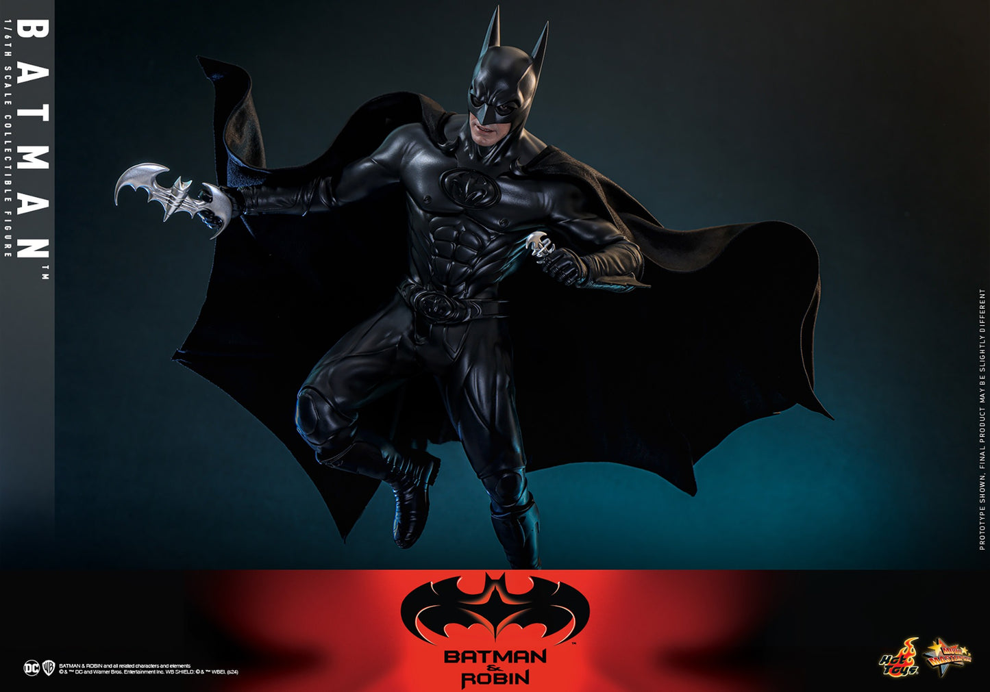 Hot Toys Batman & Robin Batman George Clooney 1/6 Scale Figure MMS735