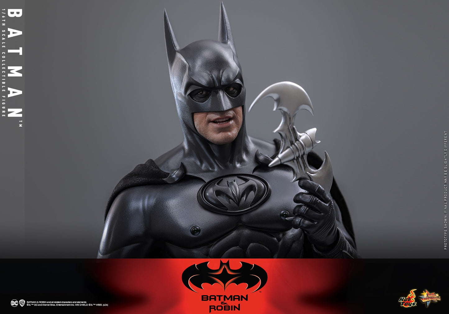 Hot Toys Batman & Robin Batman George Clooney 1/6 Scale Figure MMS735