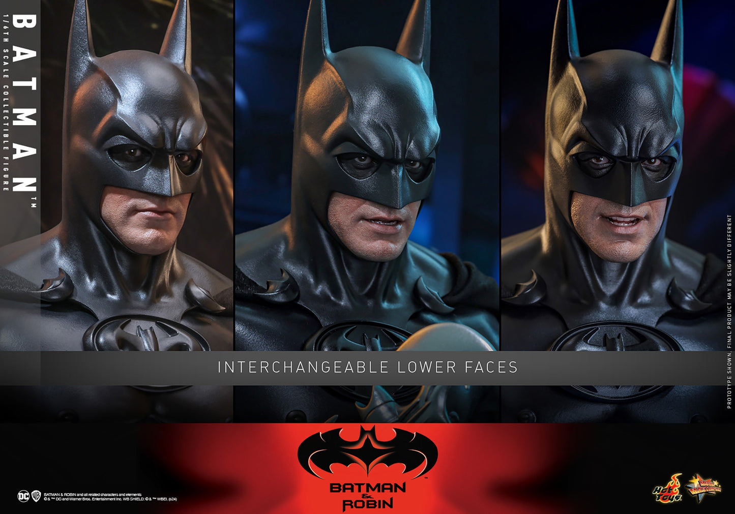 Hot Toys Batman & Robin Batman George Clooney 1/6 Scale Figure MMS735