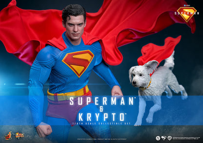 Hot Toys - Superman & Krypto - MMS812 - 1:6 Scale Figure Set