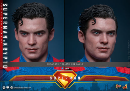 Hot Toys - Superman & Krypto - MMS812 - 1:6 Scale Figure Set