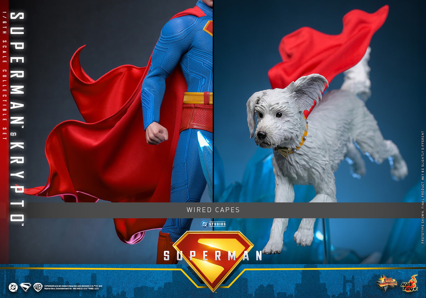 Hot Toys - Superman & Krypto - MMS812 - 1:6 Scale Figure Set