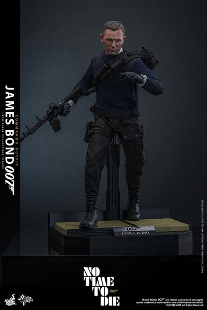 Hot Toys James Bond Commando Outfit Sixth Scale Figure No Time To Die Daniel Craig 1/6 Collectible