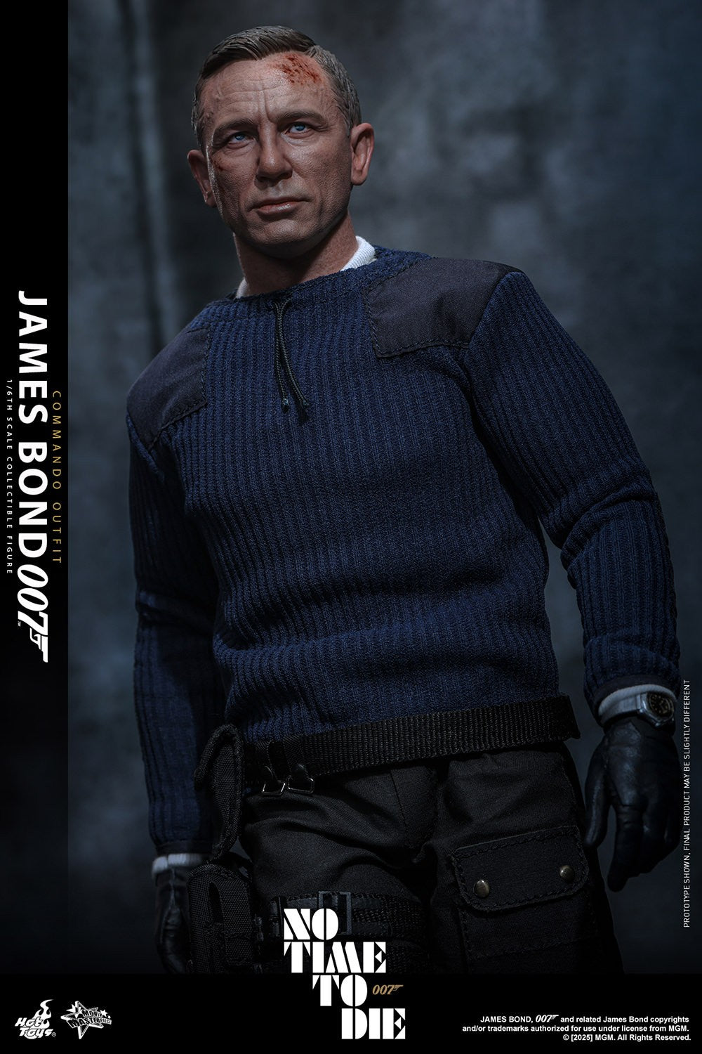 Hot Toys James Bond Commando Outfit Sixth Scale Figure No Time To Die Daniel Craig 1/6 Collectible