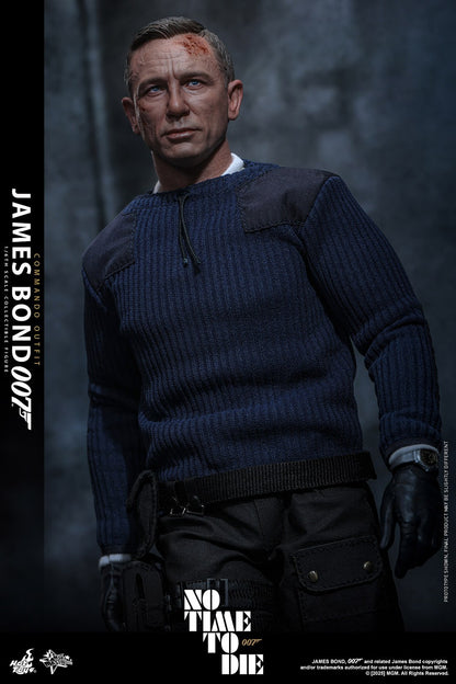 Hot Toys James Bond Commando Outfit Sixth Scale Figure No Time To Die Daniel Craig 1/6 Collectible