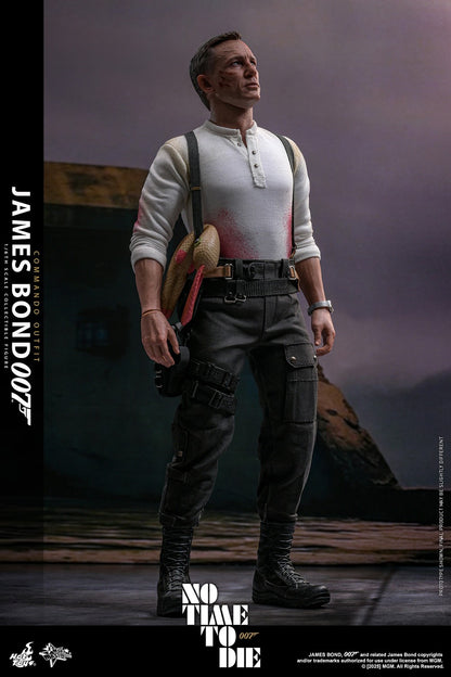 Hot Toys James Bond Commando Outfit Sixth Scale Figure No Time To Die Daniel Craig 1/6 Collectible