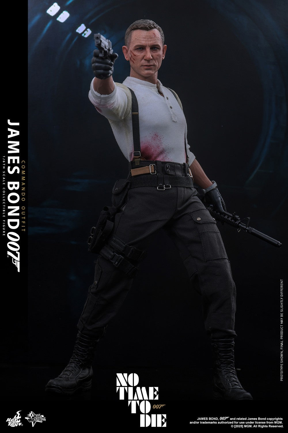 Hot Toys James Bond Commando Outfit Sixth Scale Figure No Time To Die Daniel Craig 1/6 Collectible