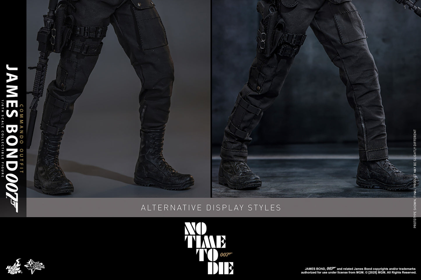 Hot Toys James Bond Commando Outfit Sixth Scale Figure No Time To Die Daniel Craig 1/6 Collectible