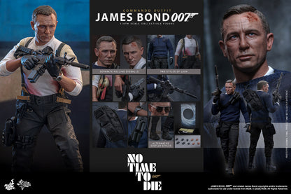 Hot Toys James Bond Commando Outfit Sixth Scale Figure No Time To Die Daniel Craig 1/6 Collectible
