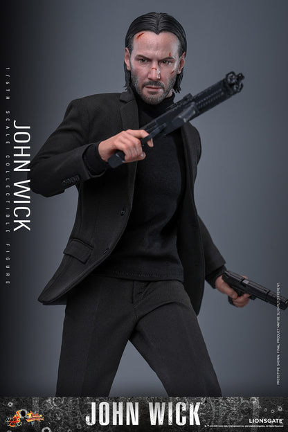 John Wick Hot Toys figure with Keanu Reeves likeness