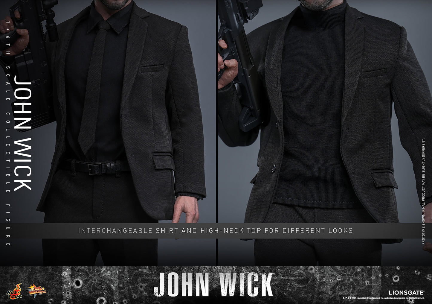 Hot Toys MMS832 John Wick factory-sealed manufacturer shipper