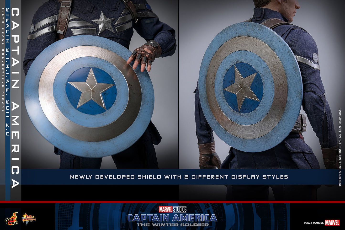 Hot Toys Captain America Stealth STRIKE Suit 2.0 1/6 Figure Winter Soldier