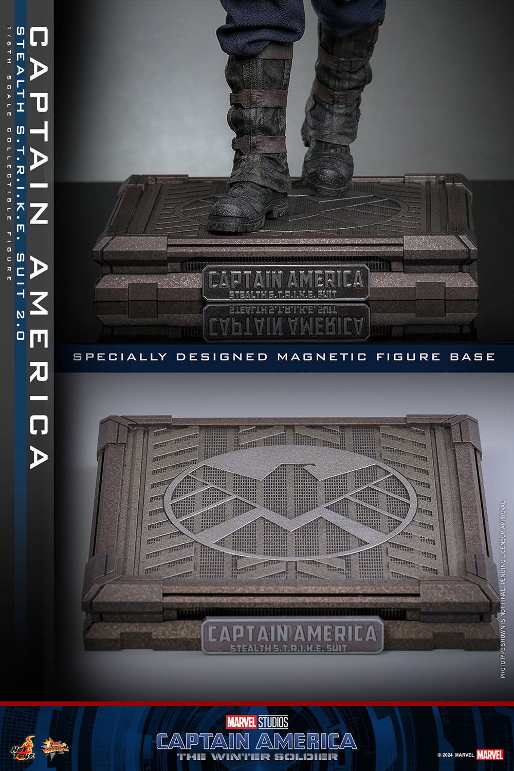 Hot Toys Captain America Stealth STRIKE Suit 2.0 1/6 Figure Winter Soldier