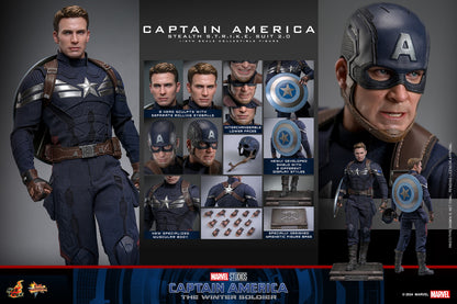 Hot Toys Captain America Stealth STRIKE Suit 2.0 1/6 Figure Winter Soldier