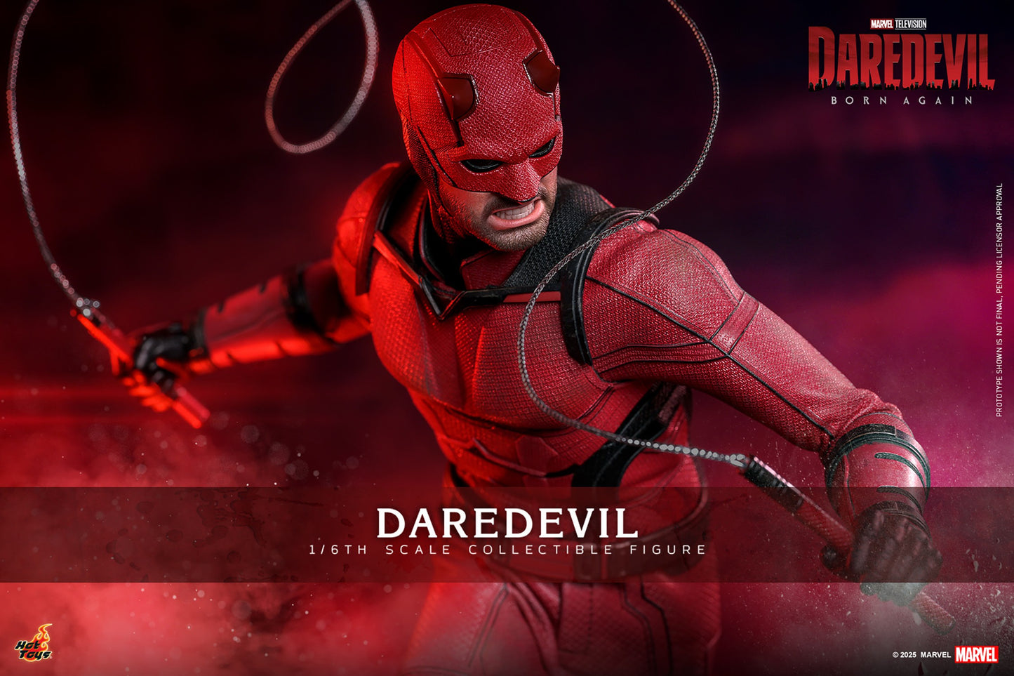 Hot Toys TMS154 Daredevil Born Again Daredevil 1/6 Scale Collectible Figure – Factory-Sealed Shipper Included