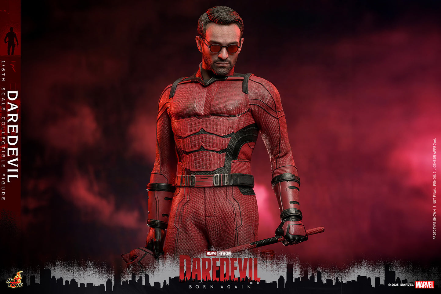 Hot Toys TMS154 Daredevil Born Again Daredevil 1/6 Scale Collectible Figure – Factory-Sealed Shipper Included