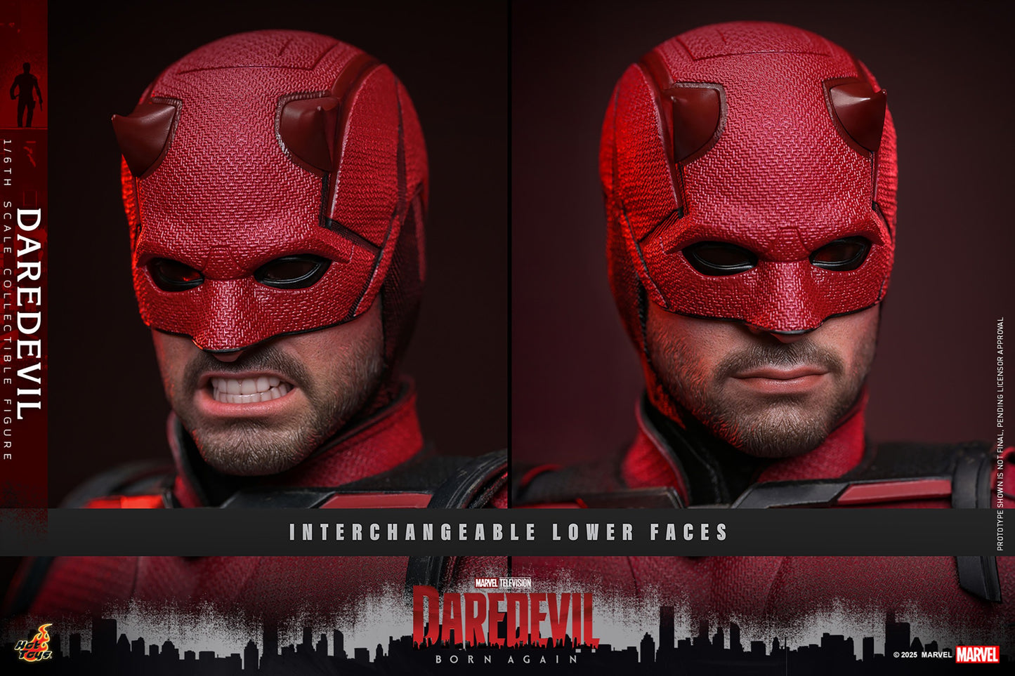 Hot Toys TMS154 Daredevil Born Again Daredevil 1/6 Scale Collectible Figure – Factory-Sealed Shipper Included
