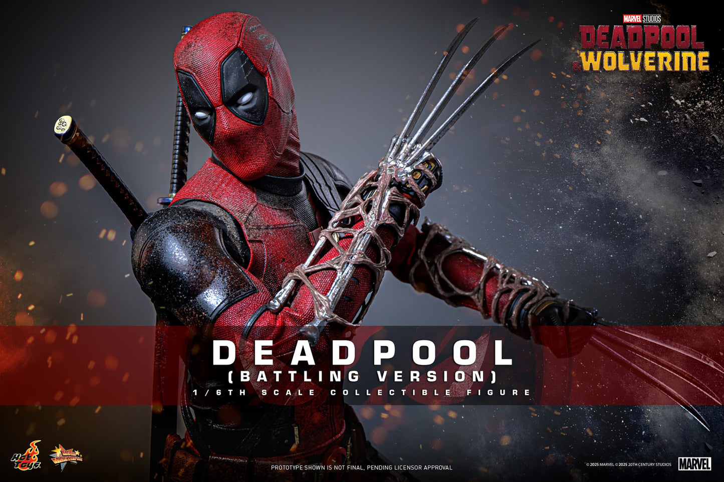 Hot Toys - Deadpool v Wolverine - Battling Version - MMS782 - 1:6 Scale Action Figure