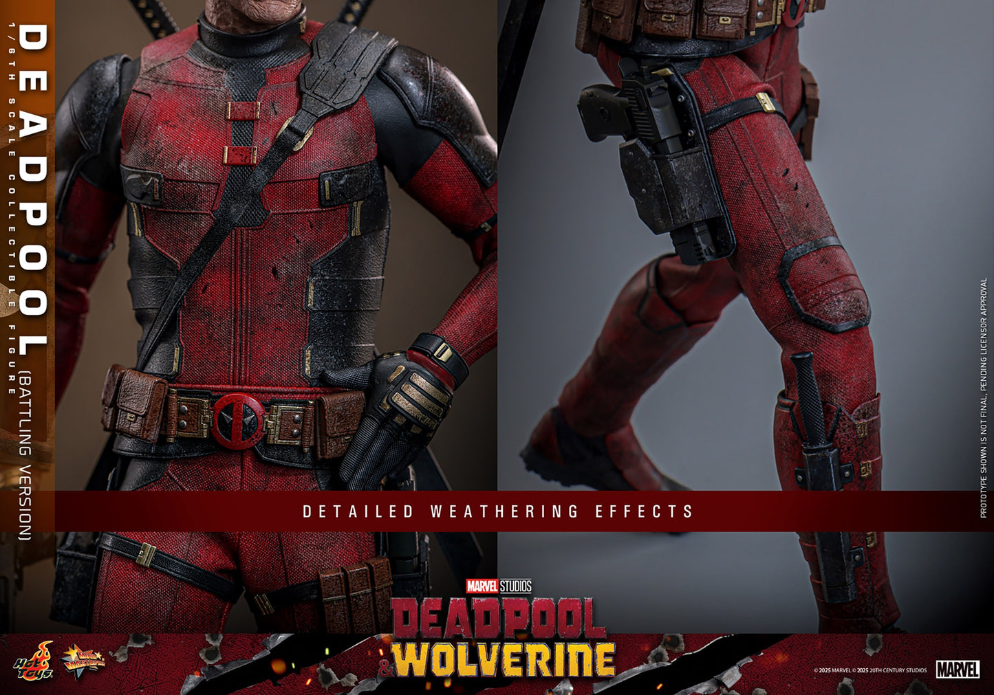 Hot Toys - Deadpool v Wolverine - Battling Version - MMS782 - 1:6 Scale Action Figure