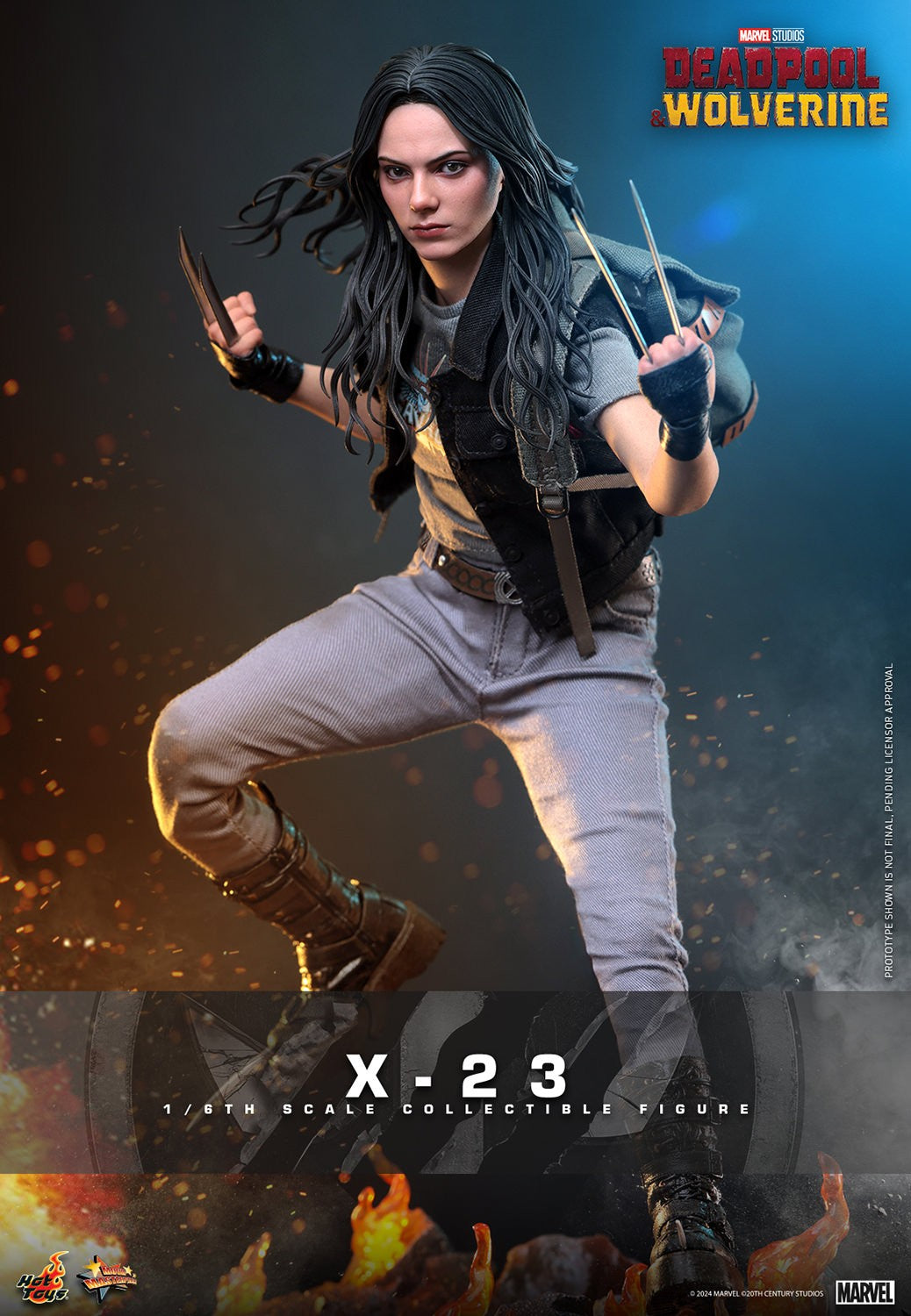 Hot Toys X-23 Sixth Scale Figure Deadpool & Wolverine 1/6 Collectible Action Figure