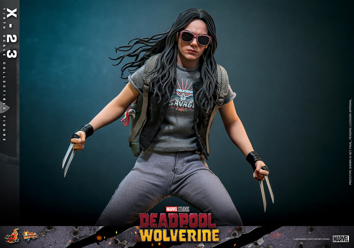 Hot Toys X-23 Sixth Scale Figure Deadpool & Wolverine 1/6 Collectible Action Figure