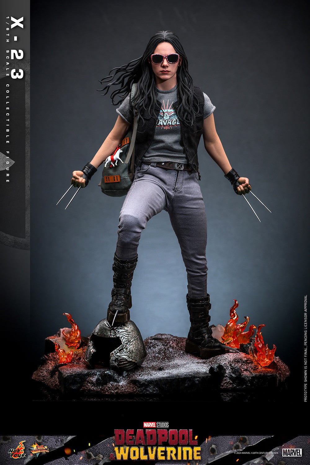 Hot Toys X-23 Sixth Scale Figure Deadpool & Wolverine 1/6 Collectible Action Figure