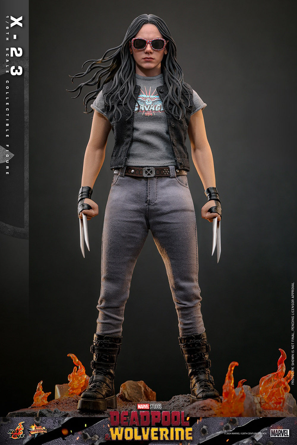 Hot Toys X-23 Sixth Scale Figure Deadpool & Wolverine 1/6 Collectible Action Figure