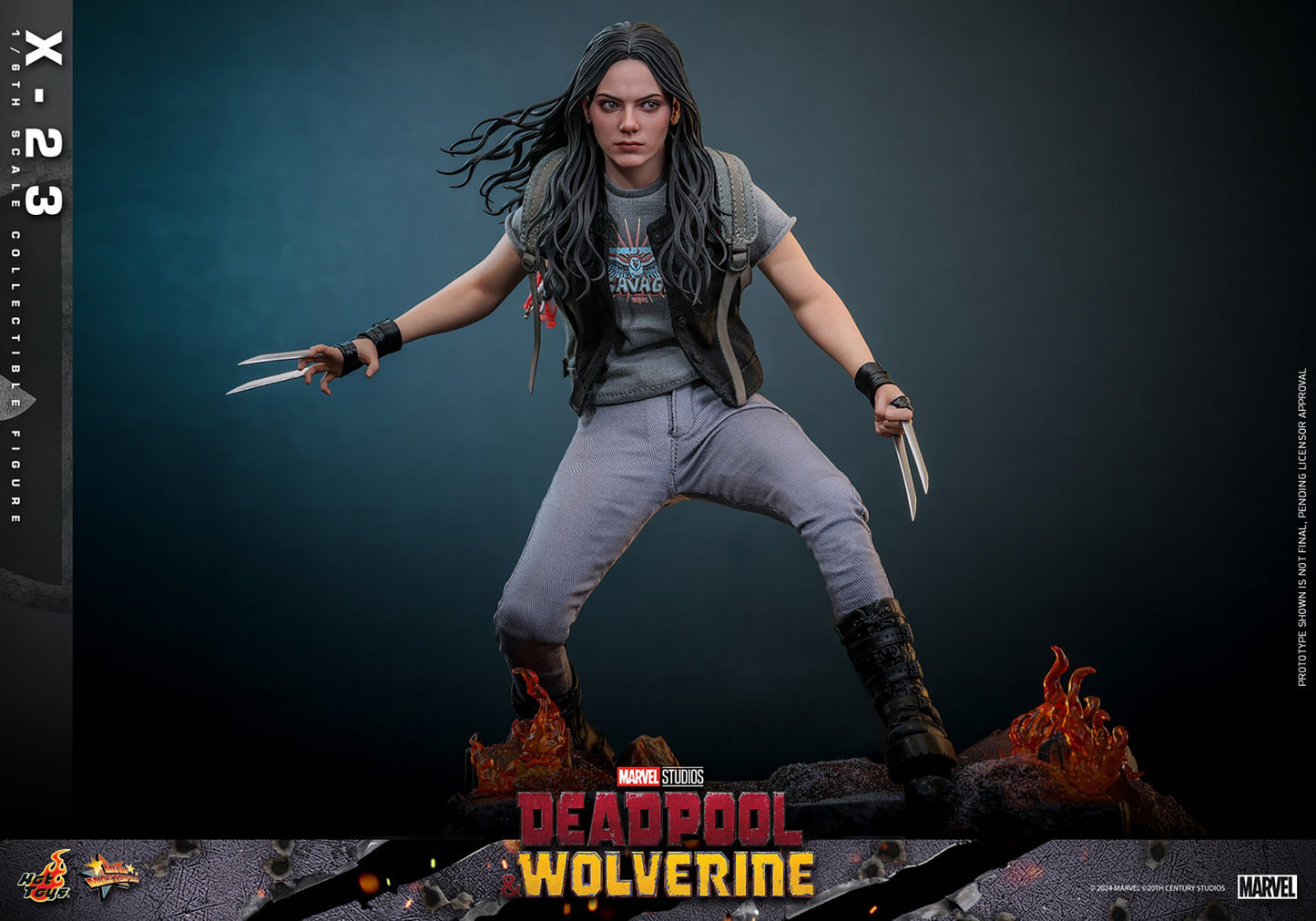 Hot Toys X-23 Sixth Scale Figure Deadpool & Wolverine 1/6 Collectible Action Figure