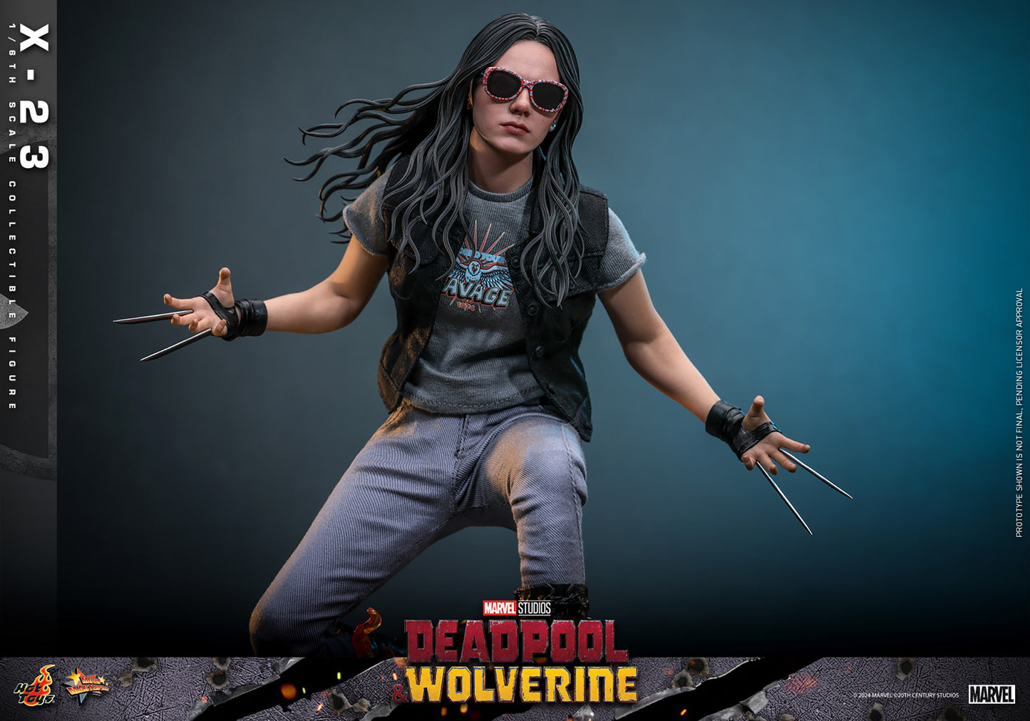 Hot Toys X-23 Sixth Scale Figure Deadpool & Wolverine 1/6 Collectible Action Figure