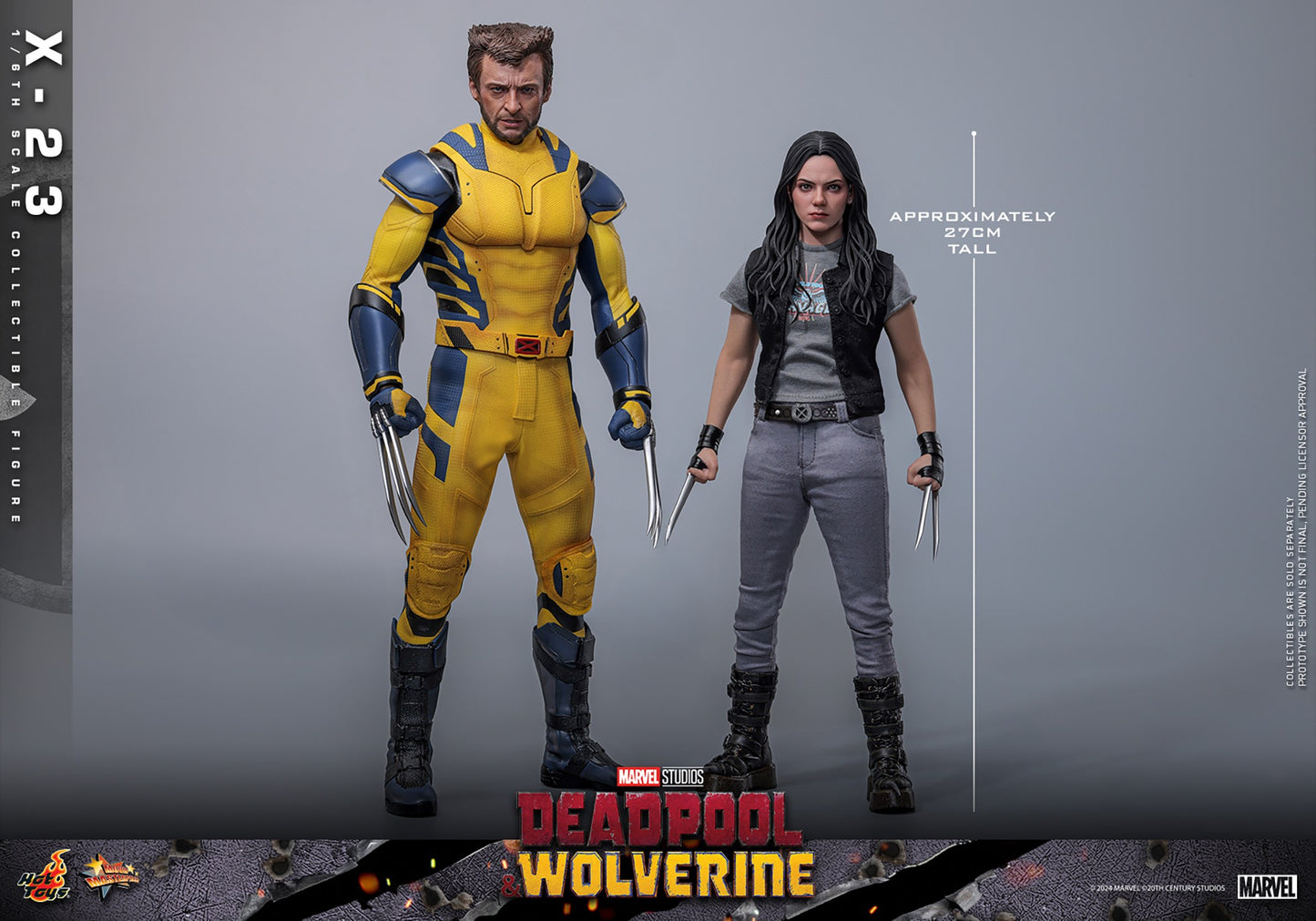 Hot Toys X-23 Sixth Scale Figure Deadpool & Wolverine 1/6 Collectible Action Figure
