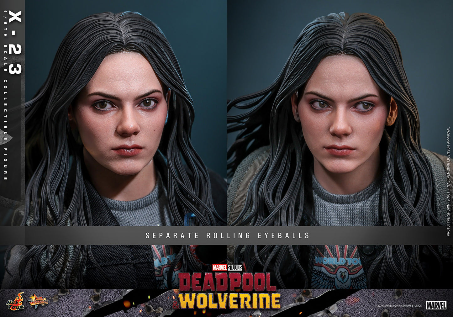 Hot Toys X-23 Sixth Scale Figure Deadpool & Wolverine 1/6 Collectible Action Figure