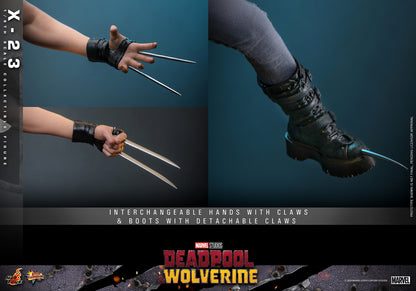 Hot Toys X-23 Sixth Scale Figure Deadpool & Wolverine 1/6 Collectible Action Figure